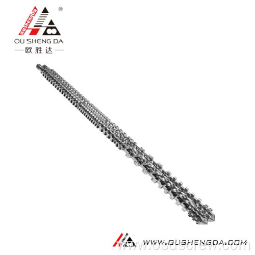 45mm single extruder screw and barrel(screw and barrel for recycled pvc/pe extruder) recycle granulator pelletizer zhoushan manu